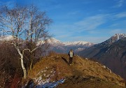 MONTE GIOCO (1366 m) da Forcella di Spettino con bel tramonto-5genn26-FOTOGALLERY